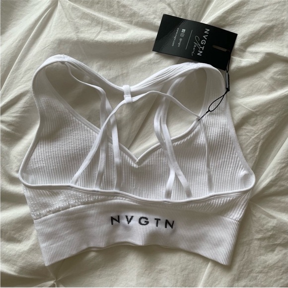 NVGTN white sports bra - Picture 2 of 4